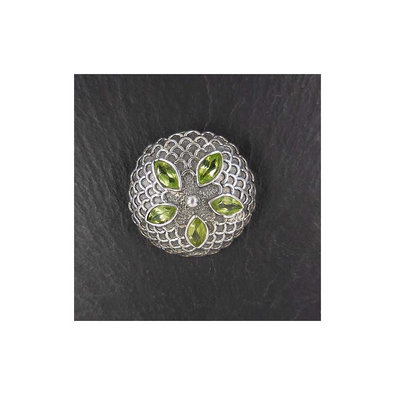 Peridot - Anhänger Rund